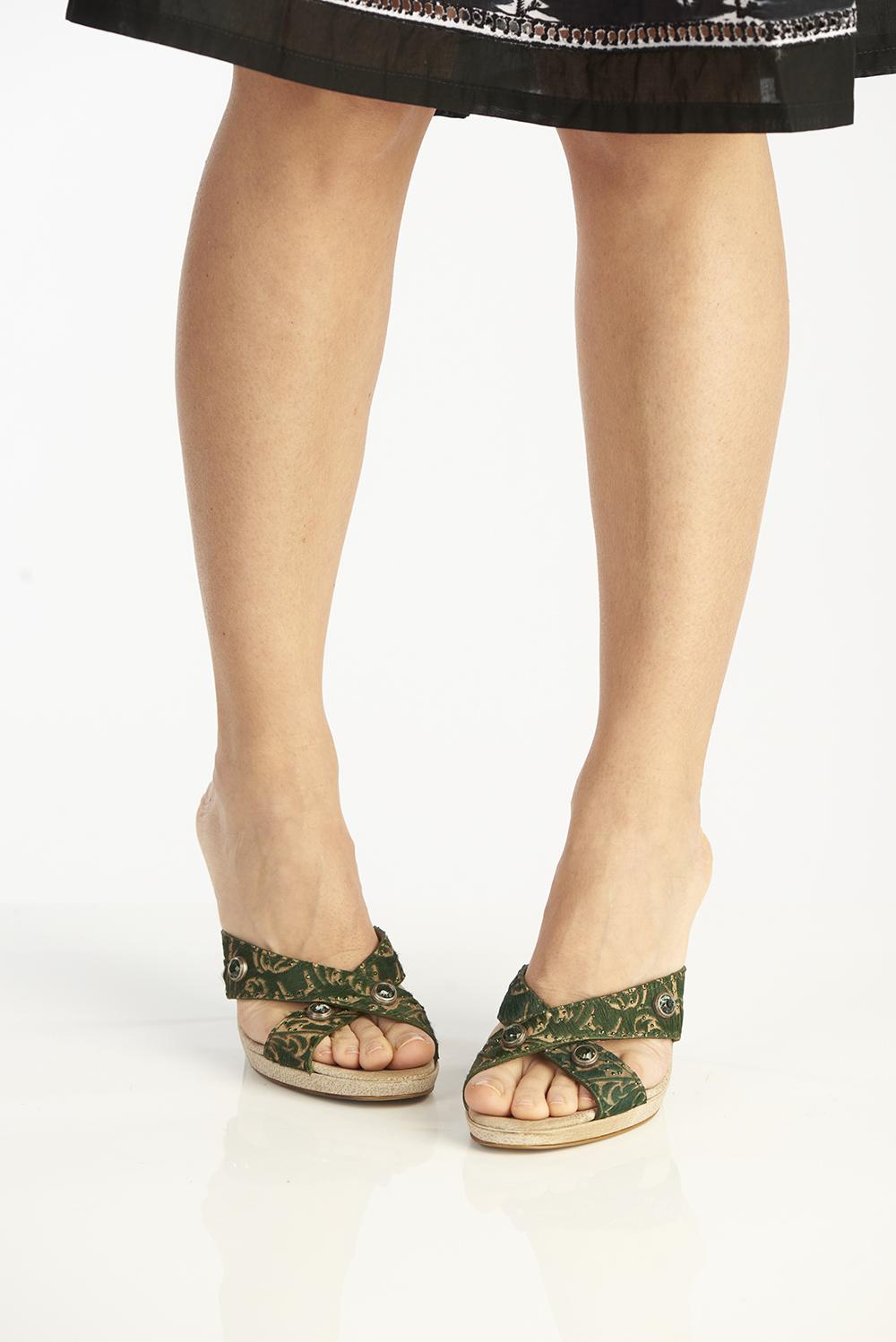 Save The Queen Sandali Con Tacchi A Spillo E Fascia Ad Incrocio In Cavallino Devorè