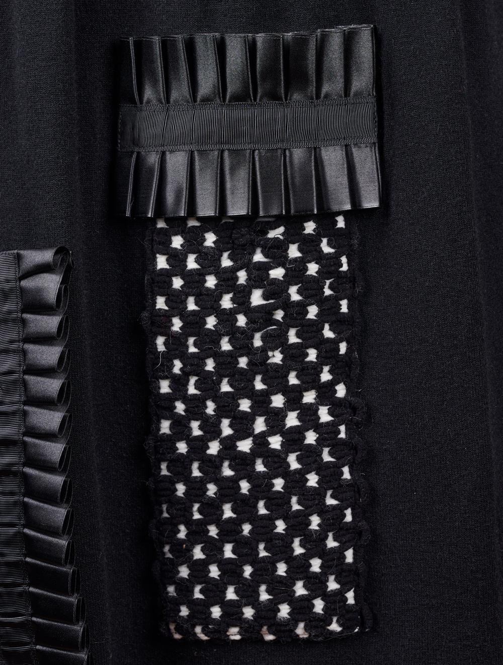 Save The Queen Abito In Tricot Nero