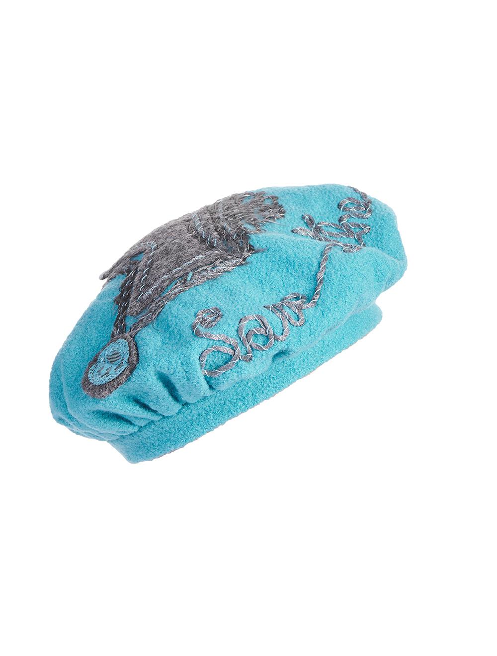 Save The Queen Basco in lana con ricamo