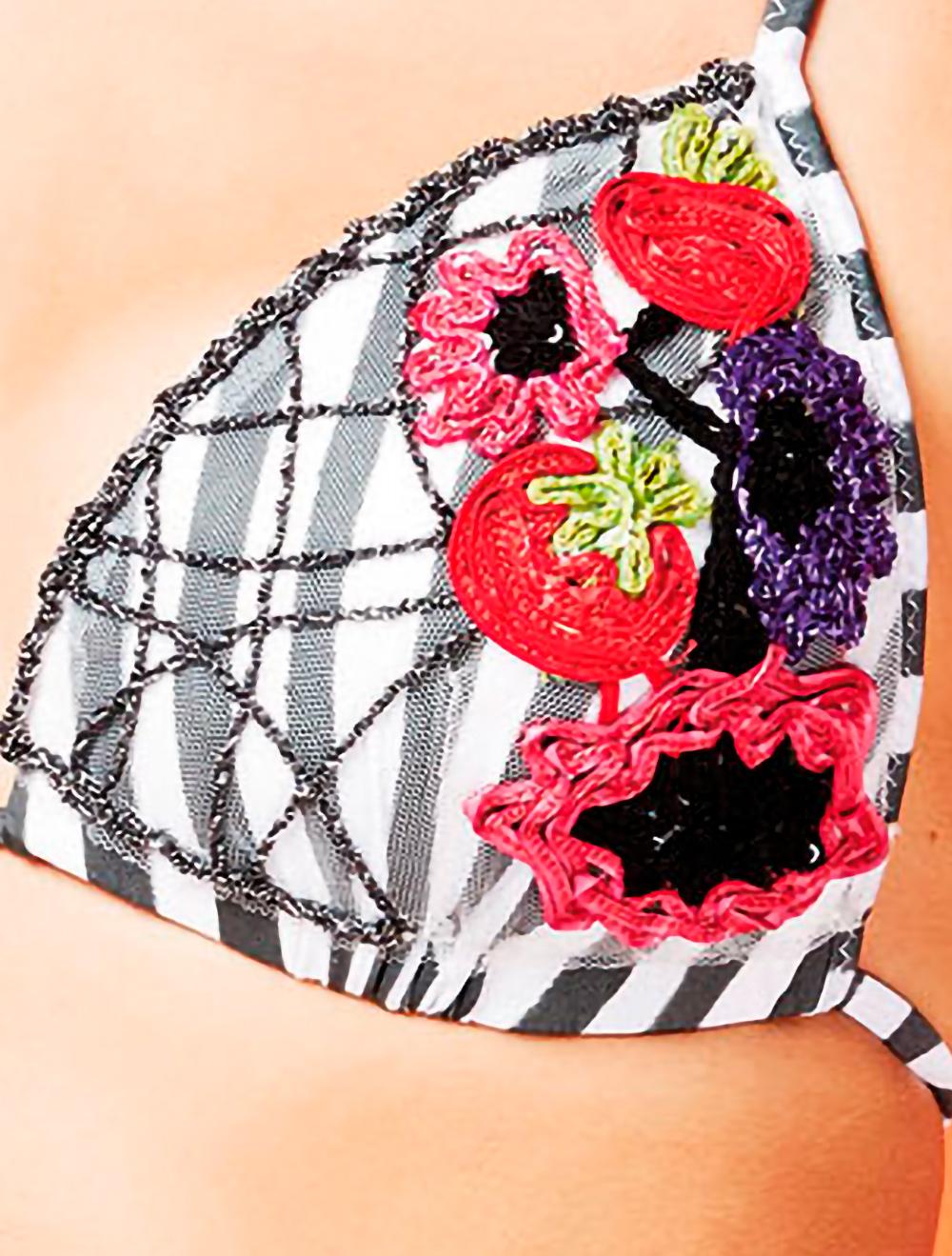 Save The Queen Bikini Con Ricamo Dedicato A Napoli