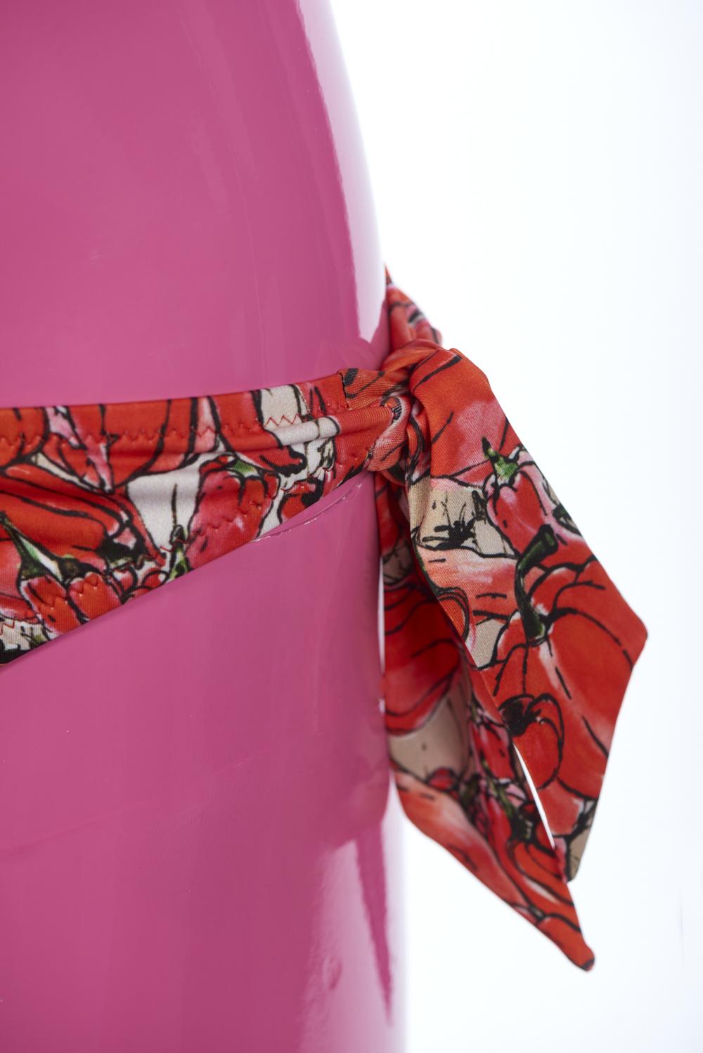 Save The Queen Bikini Push Up Con Stampa Peperoni