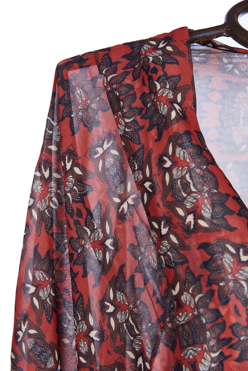 Save The Queen Blusa Con Stampa Floreale