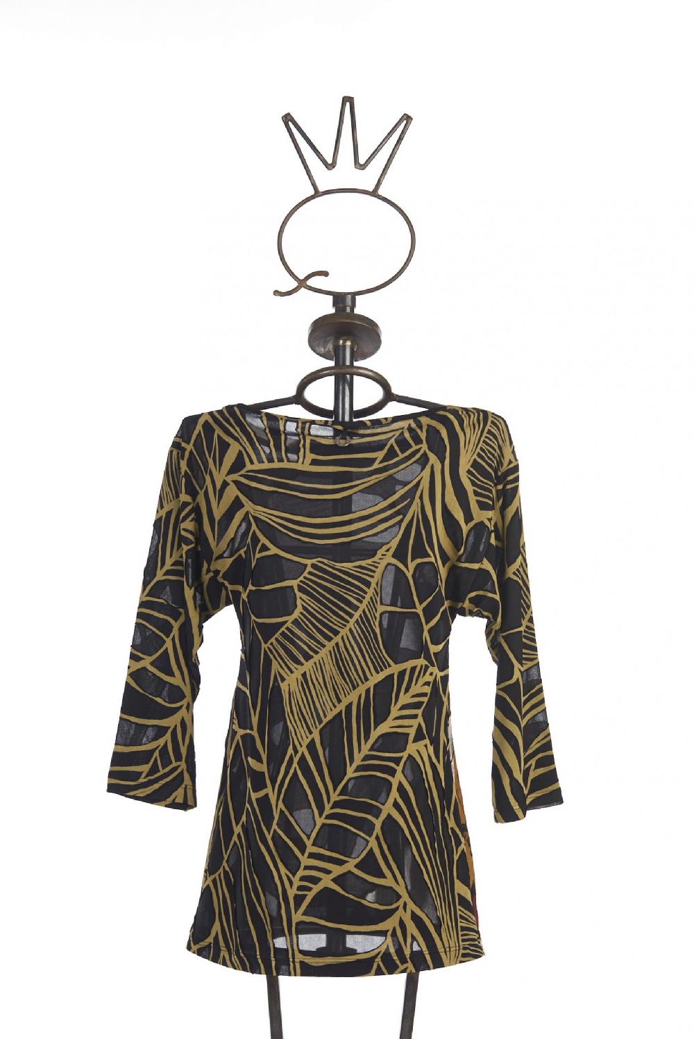 Save The Queen Blusa Con Tessuti Devorè