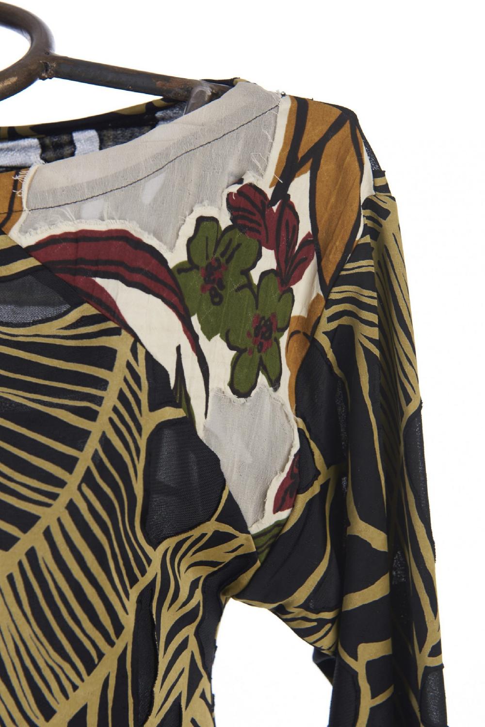 Save The Queen Blusa Con Tessuti Devorè