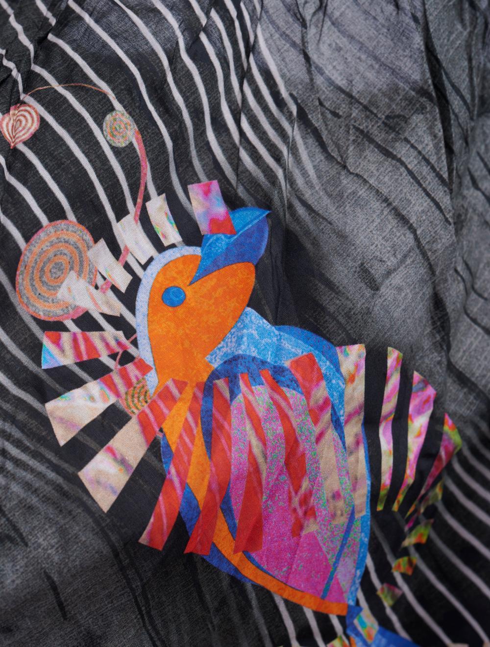 Save The Queen Bluse In Mussola Di Cotone Stampata