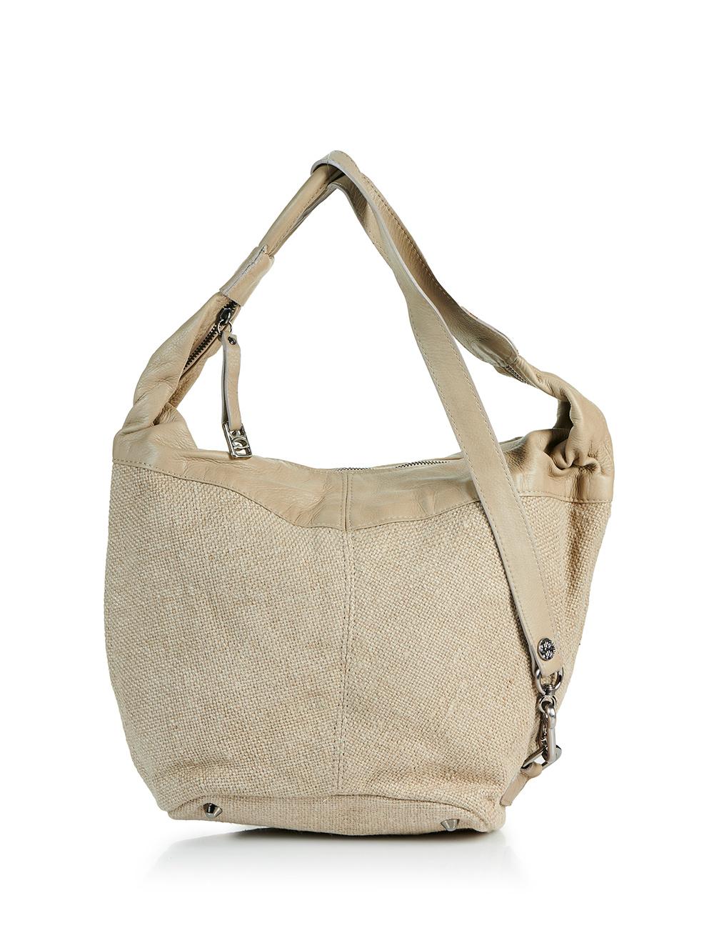 Save The Queen Borsa Beige In Cotone