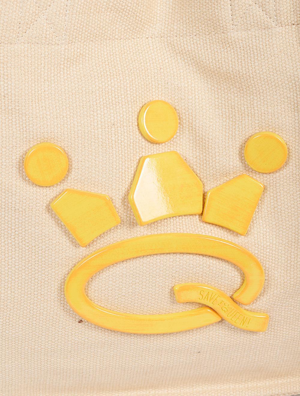 Save The Queen Borsa In Canvas