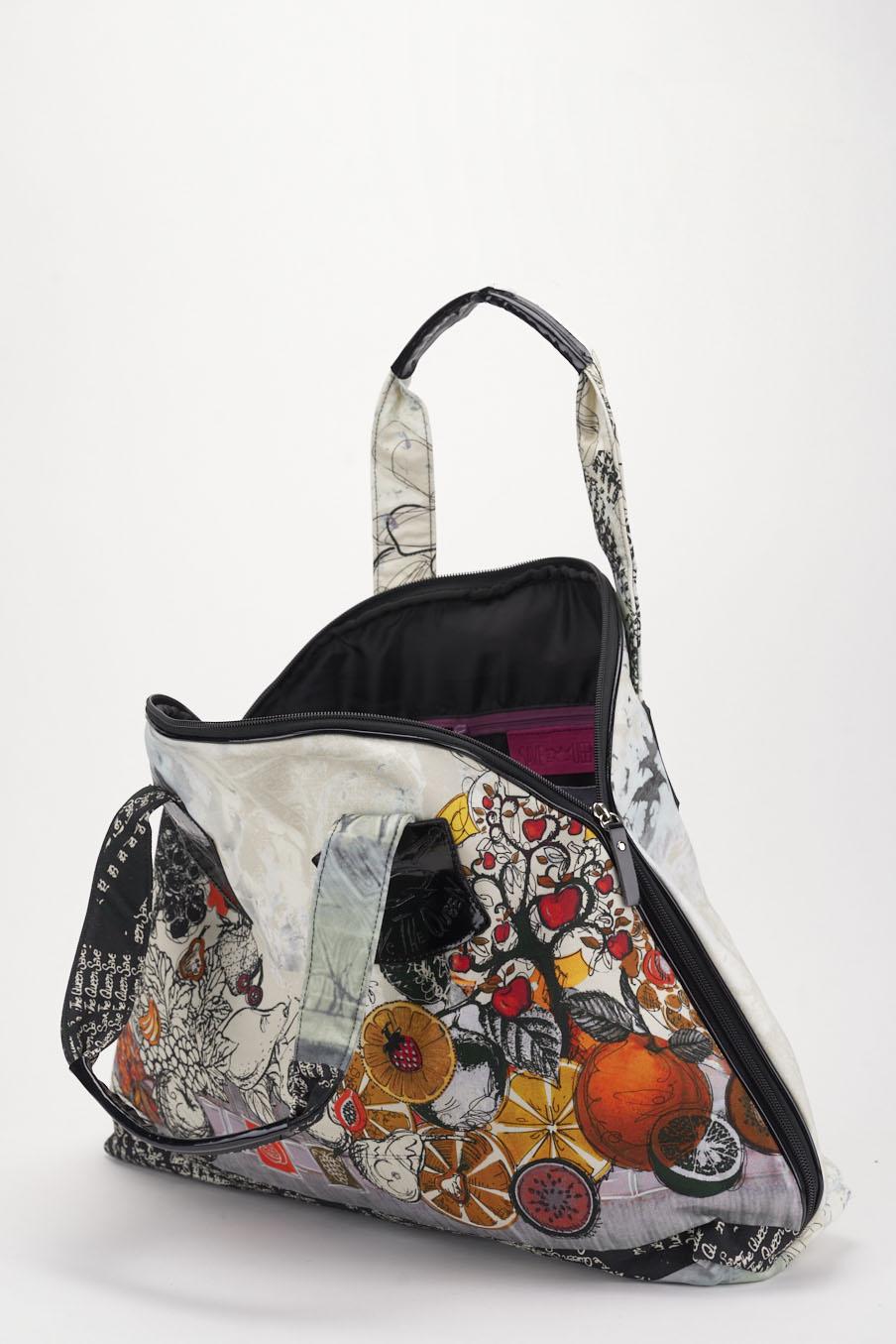 Save The Queen Borsa In Canvas Di Cotone