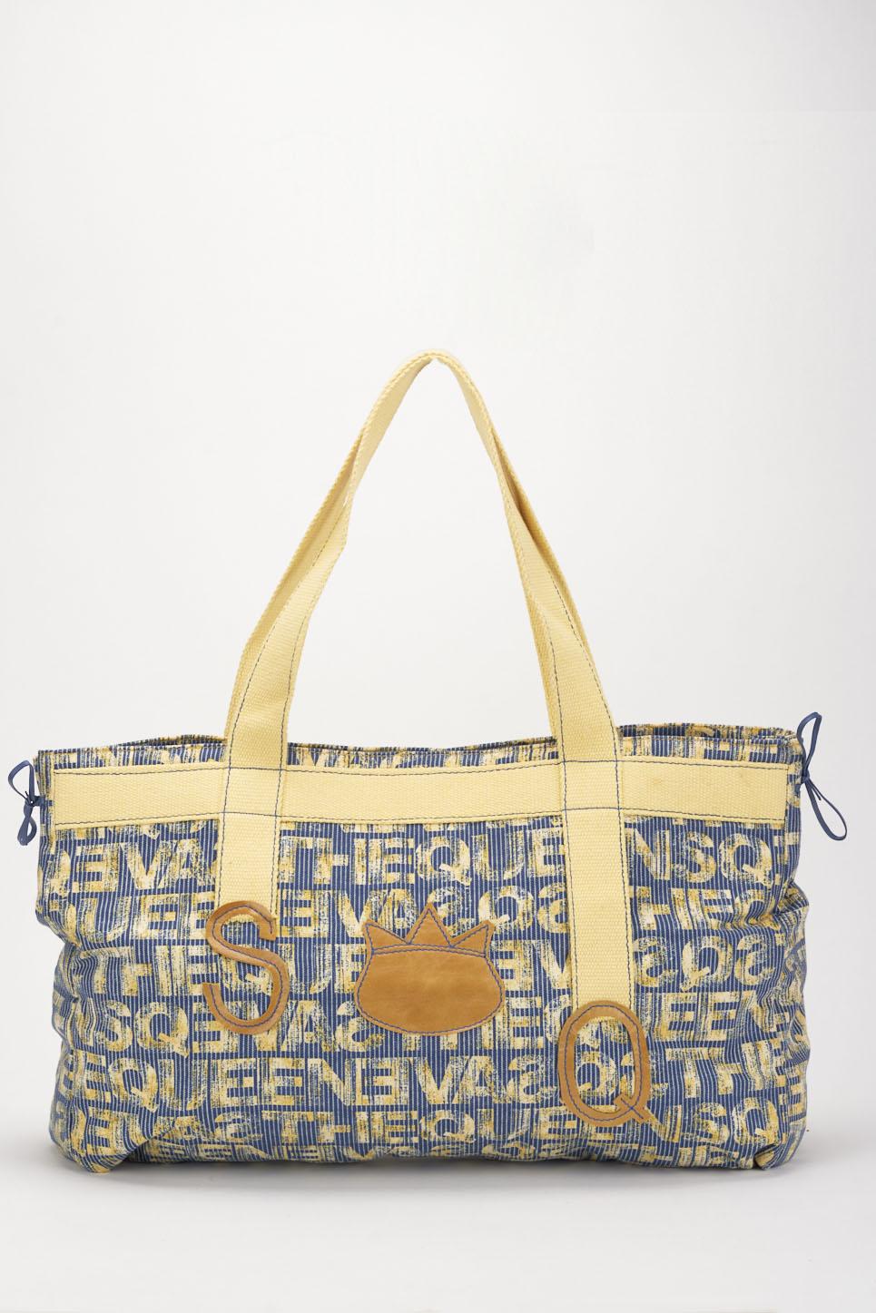 Save The Queen Borsa in canvas di cotone