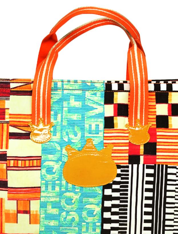 Save The Queen Borsa In Canvas Di Cotone