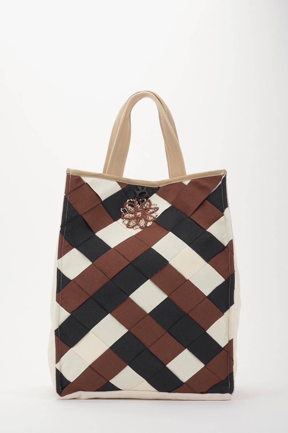 Save The Queen Borsa in canvas di cotone