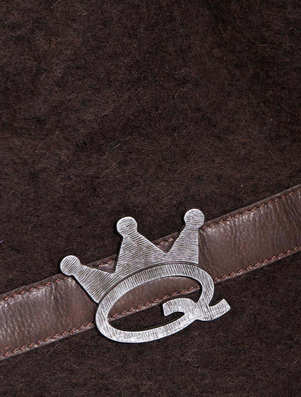 Save The Queen Borsa In Lana E Pelle