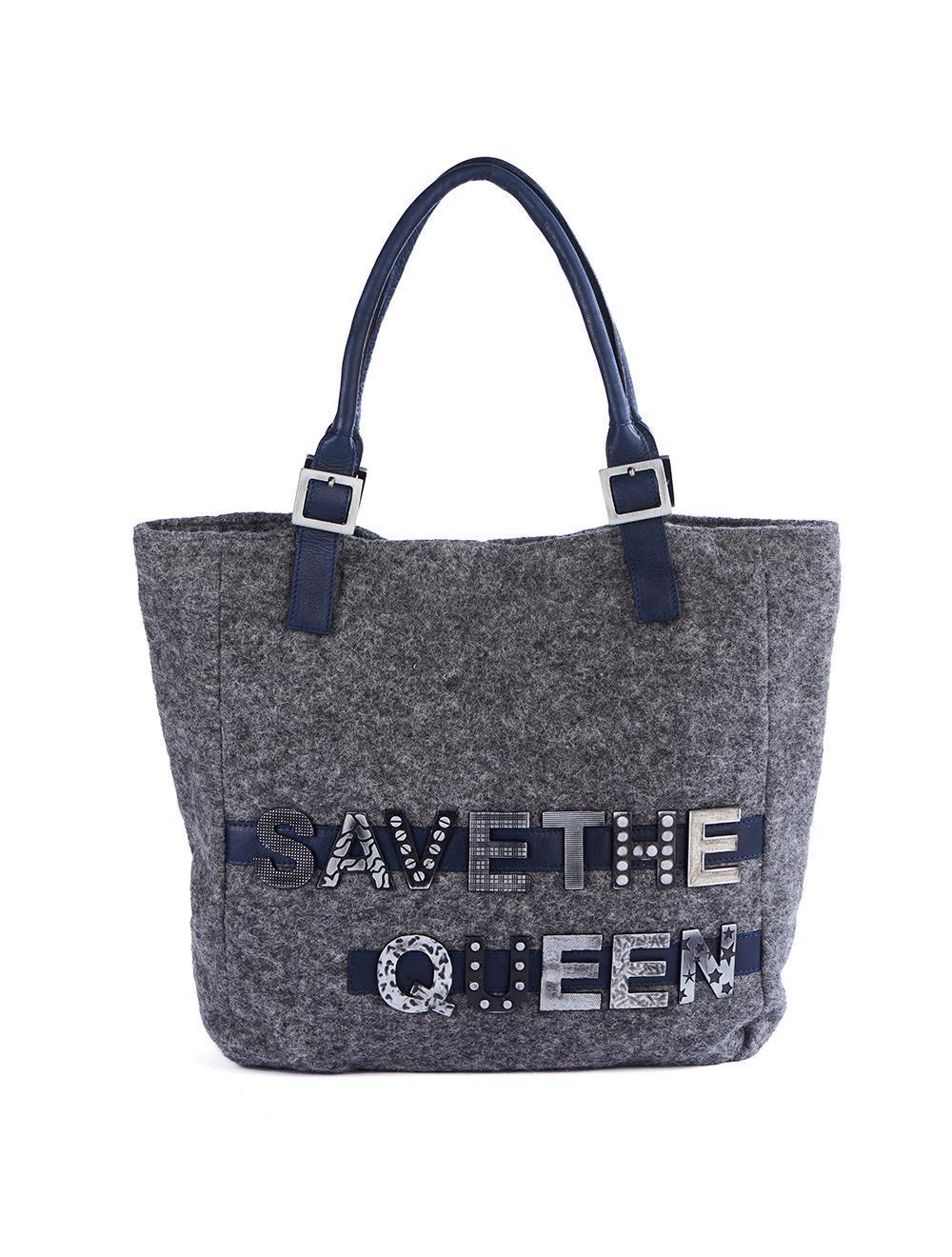 Save The Queen Borsa in lana
