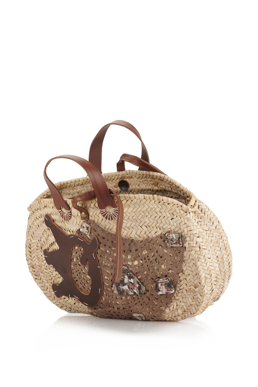 Save The Queen Borsa In Paglia