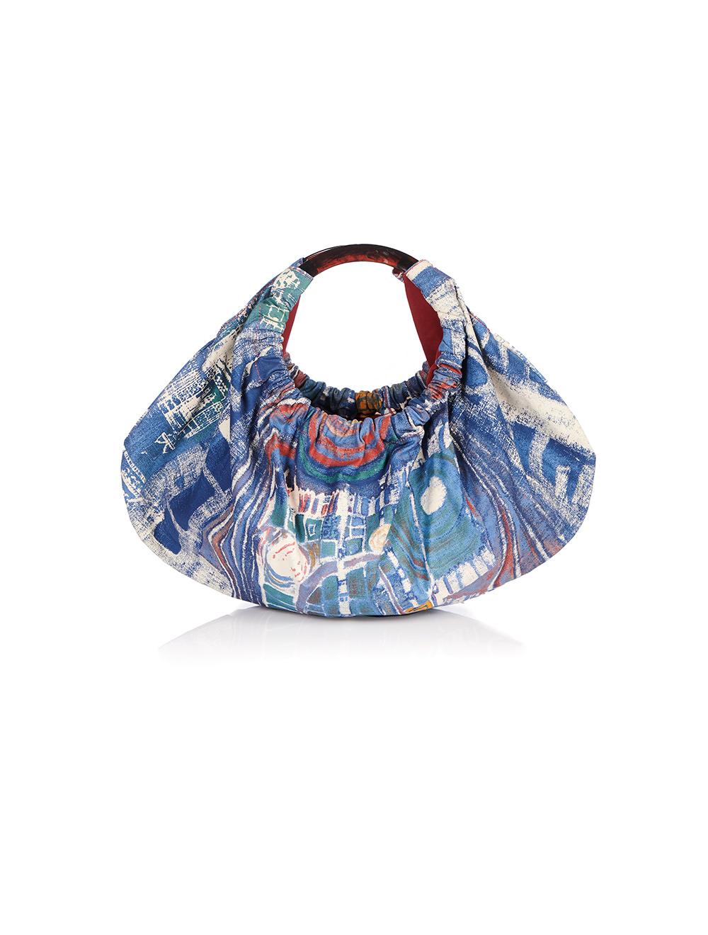 Save The Queen Borsa In Tessuto Stampato