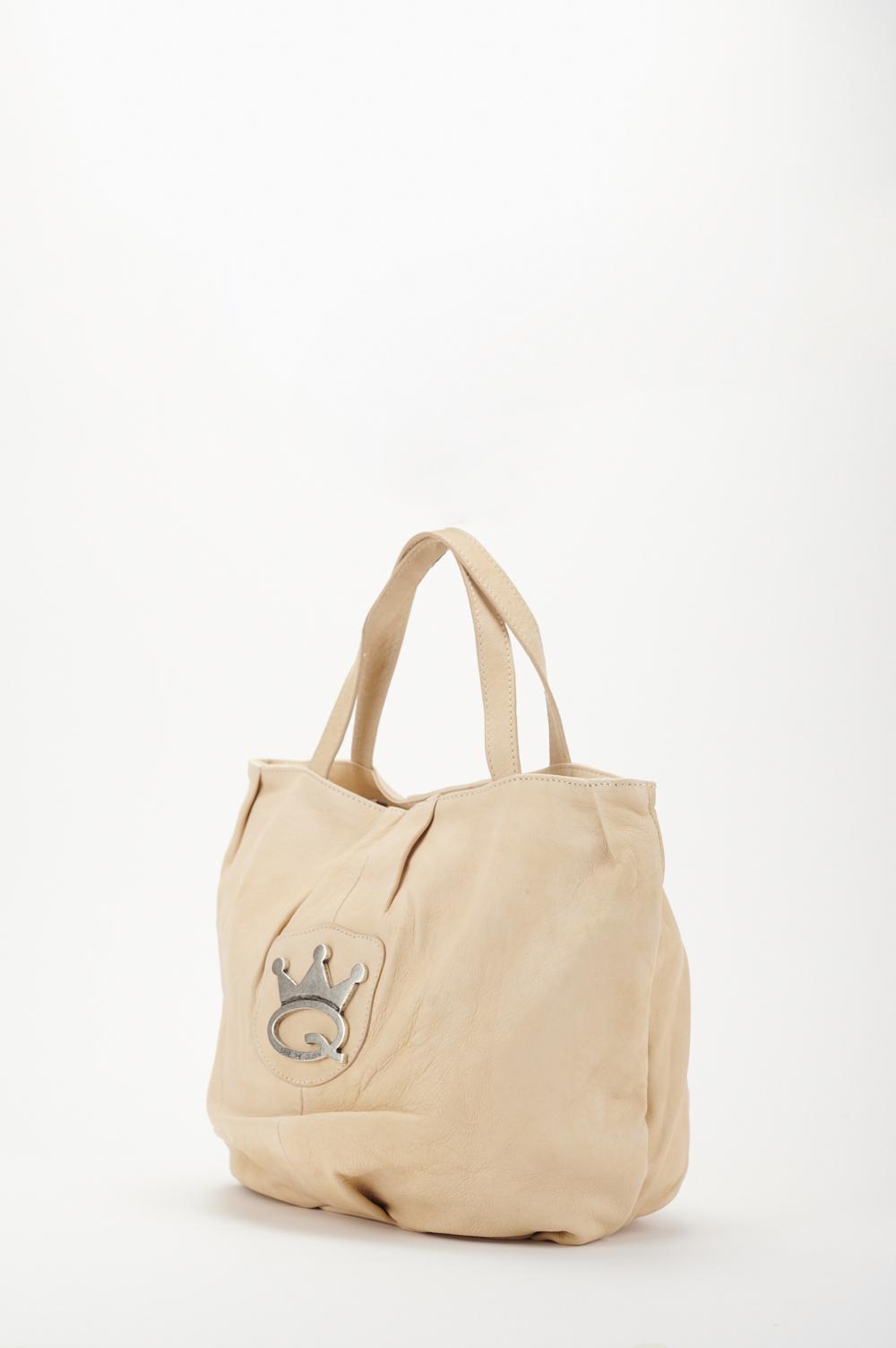 Save The Queen Borsa In Vera Pelle
