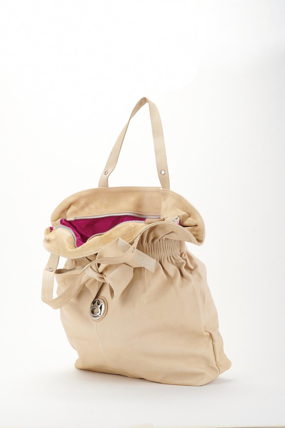 Save The Queen Borsa In Vera Pelle