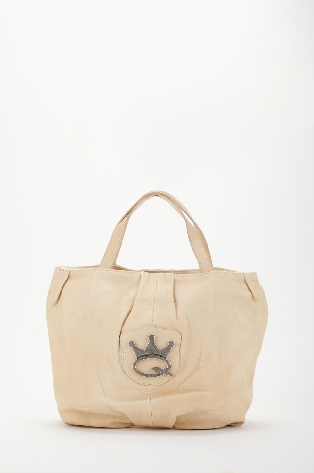 Save The Queen Borsa in vera pelle