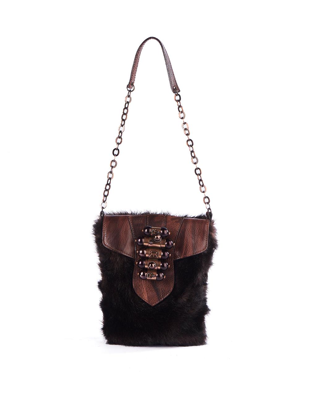 Save The Queen Borsa piccola in pelle e ecopelle