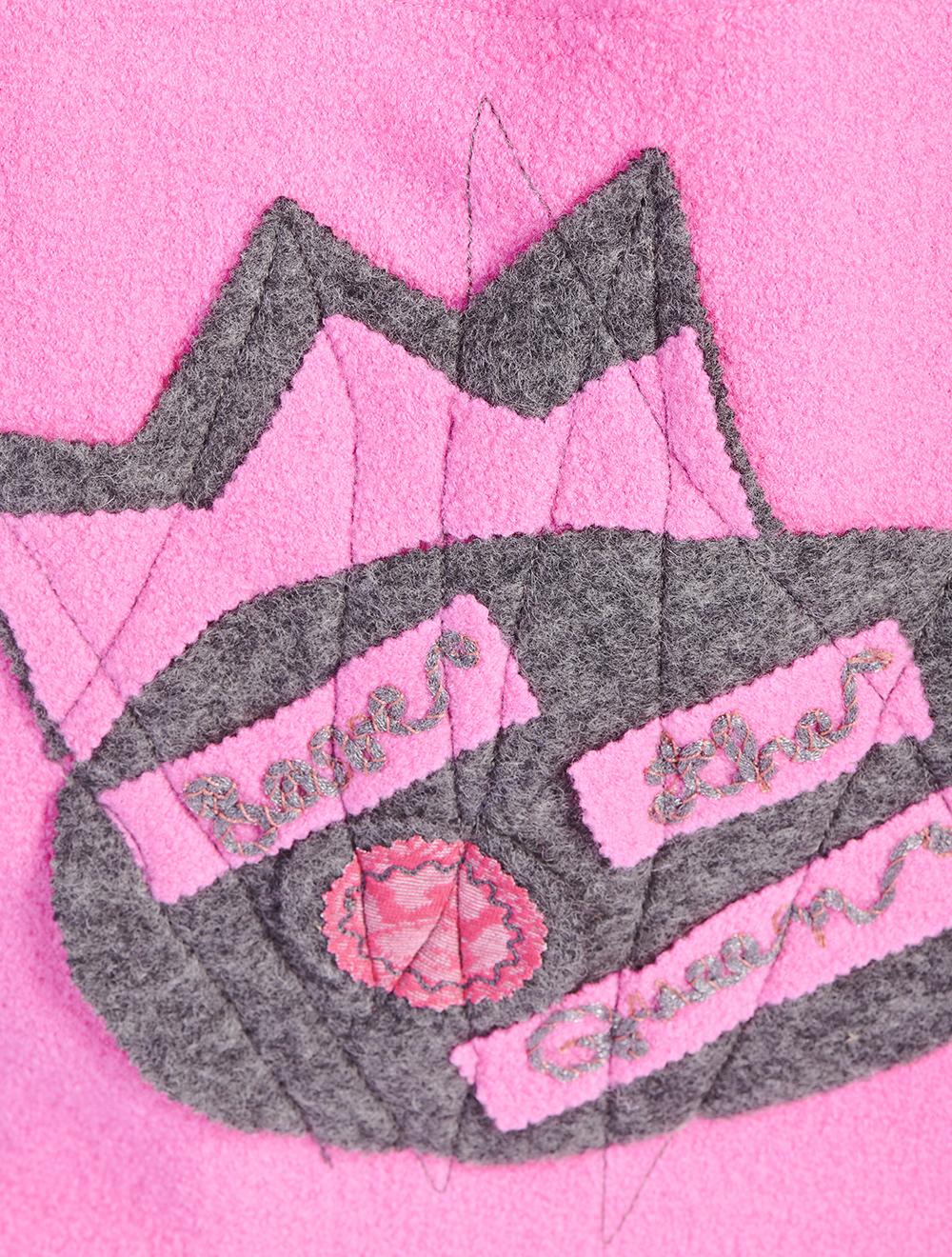 Save The Queen Borsa Shopper In Lana Con Ricamo