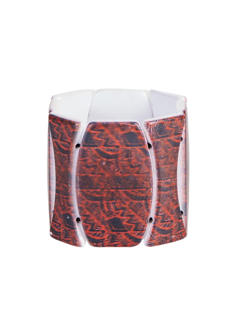 Save The Queen Bracciale elastico in pvc stampato