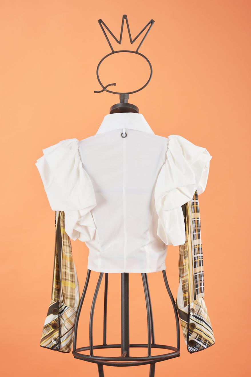 Save The Queen Camicia Corta Bianca