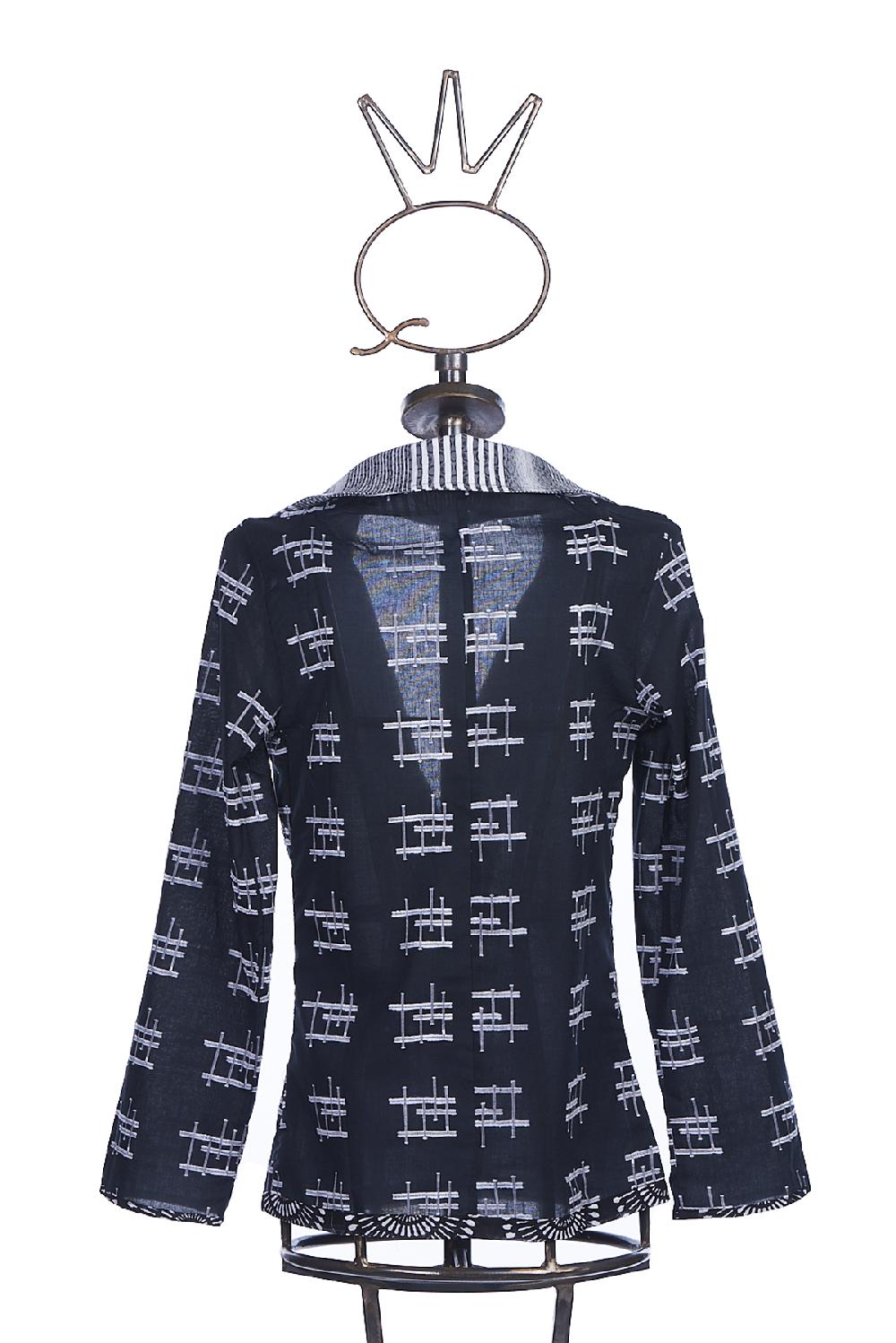 Save The Queen Camicia Pigiama In Cotone Operato