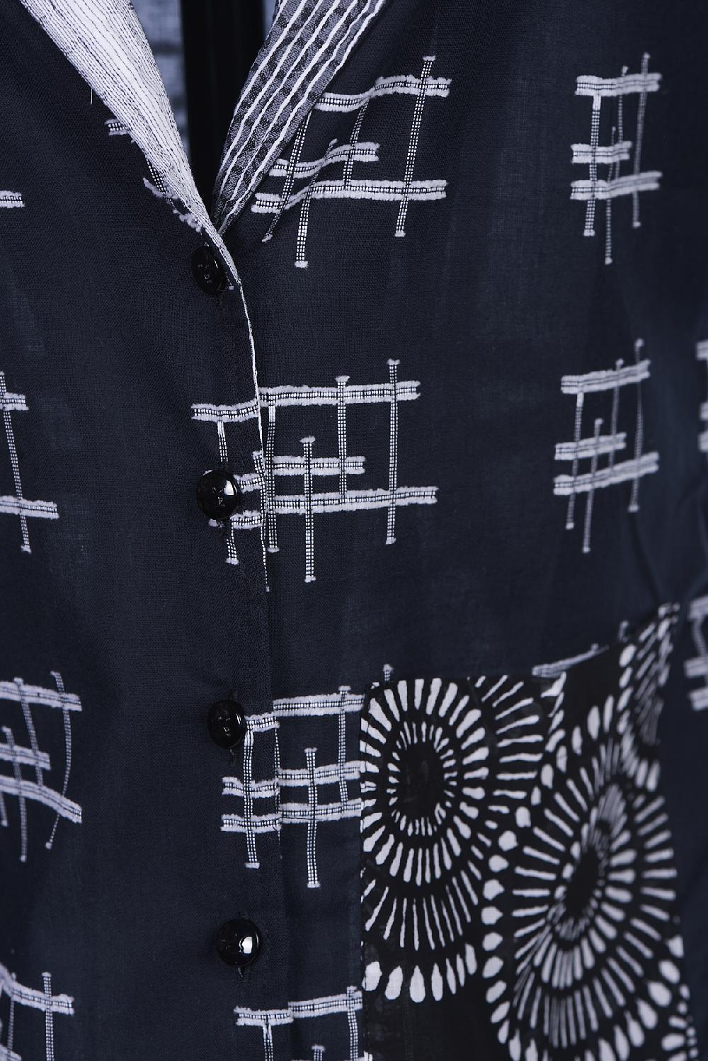 Save The Queen Camicia Pigiama In Cotone Operato