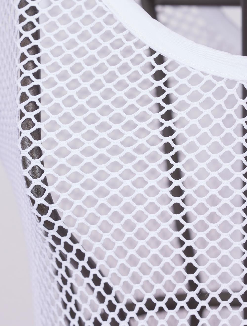 Save The Queen Canottiera In Rete Bianca