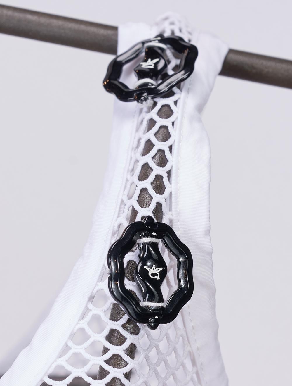 Save The Queen Canottiera In Rete Bianca