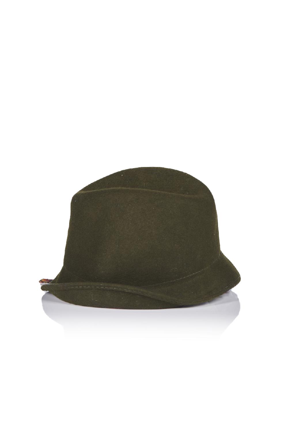 Save The Queen Cappello In Feltro Di Lana Verde