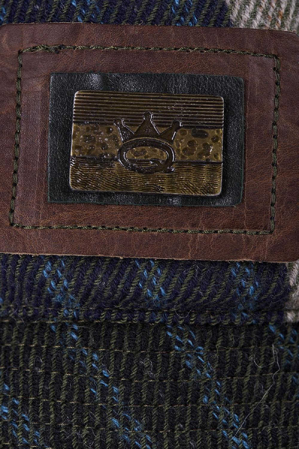 Save The Queen Cappello Patchwork In Lava Vergine