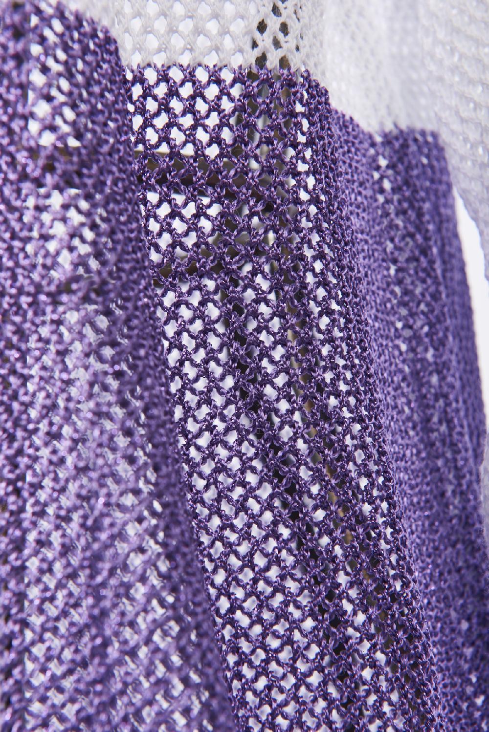 Save The Queen Cardigan Bianco E Lilla