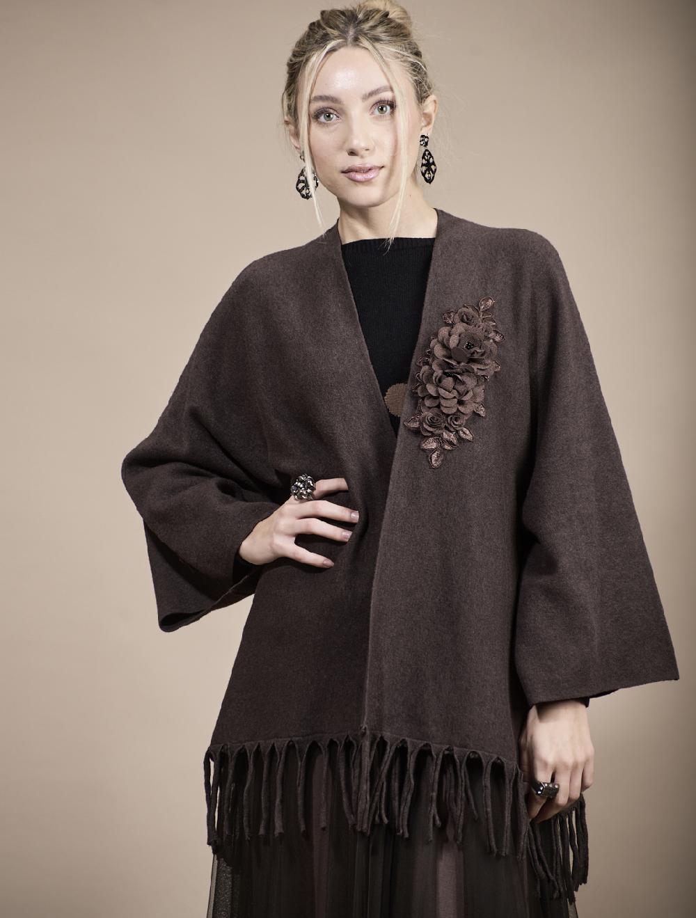 Save The Queen Cardigan tricot marrone