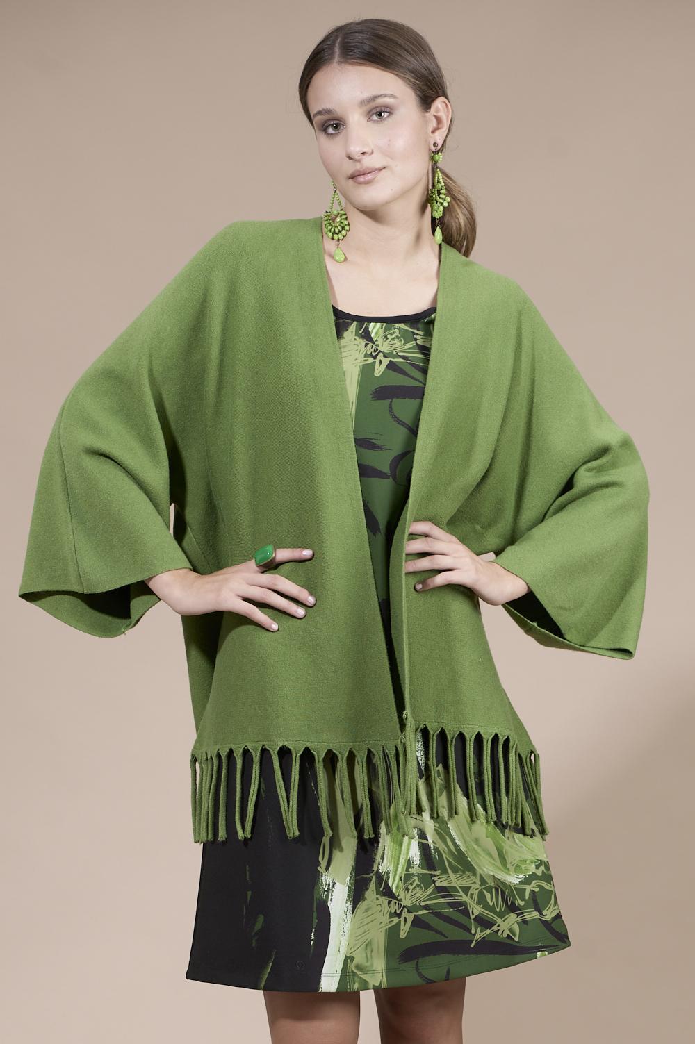 Save The Queen Cardigan tricot verde prato