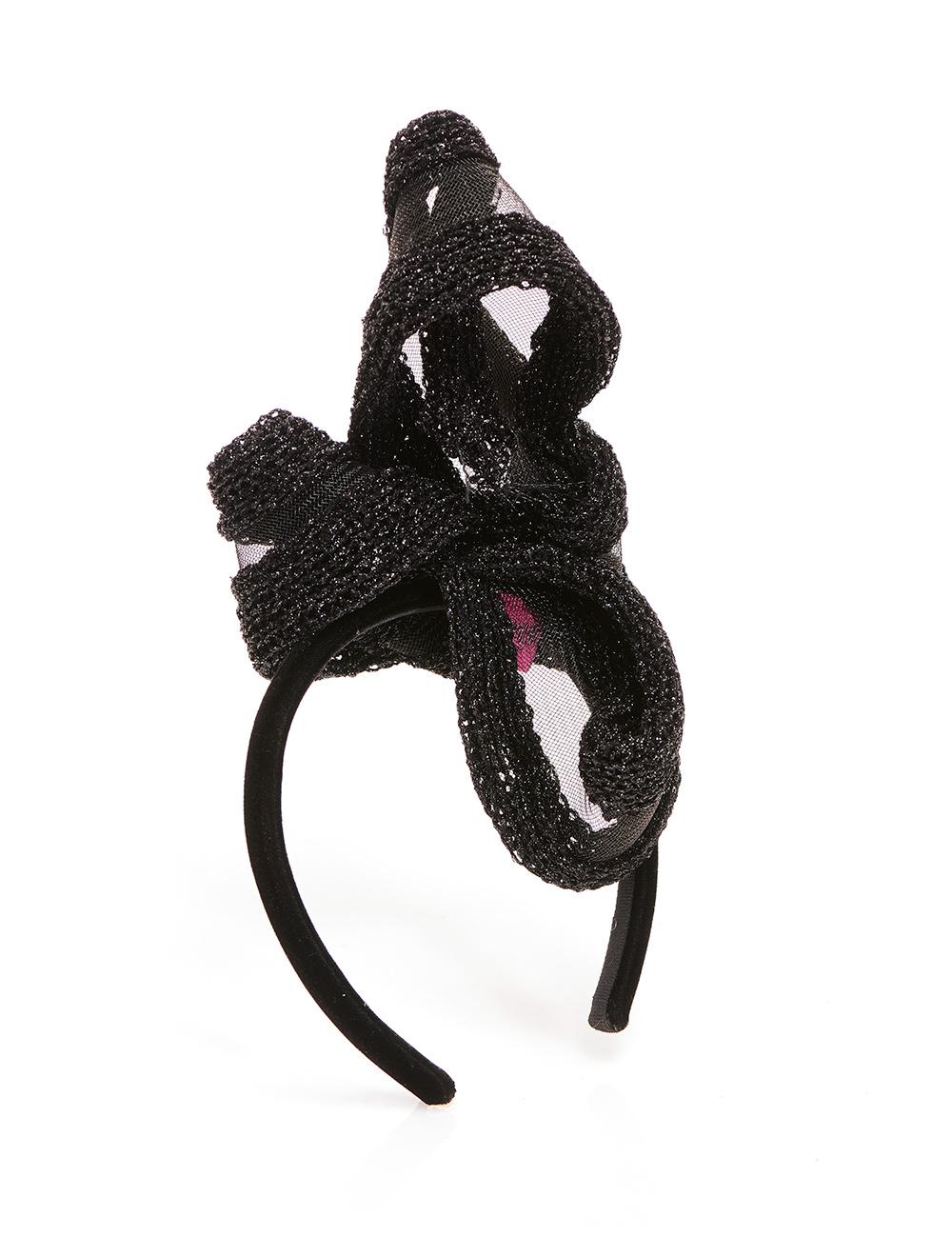 Save The Queen Cerchietto In Velluto Nero