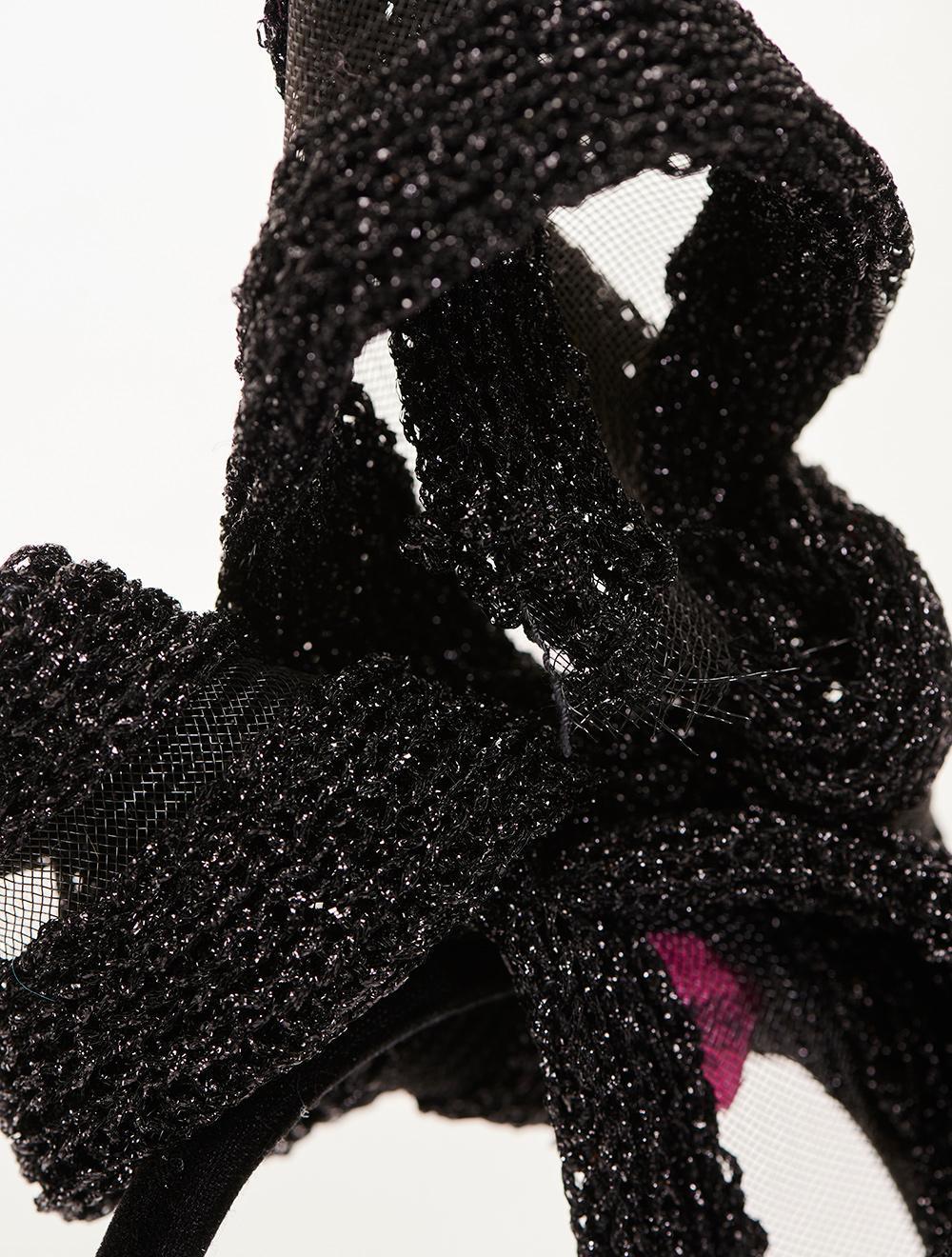 Save The Queen Cerchietto In Velluto Nero