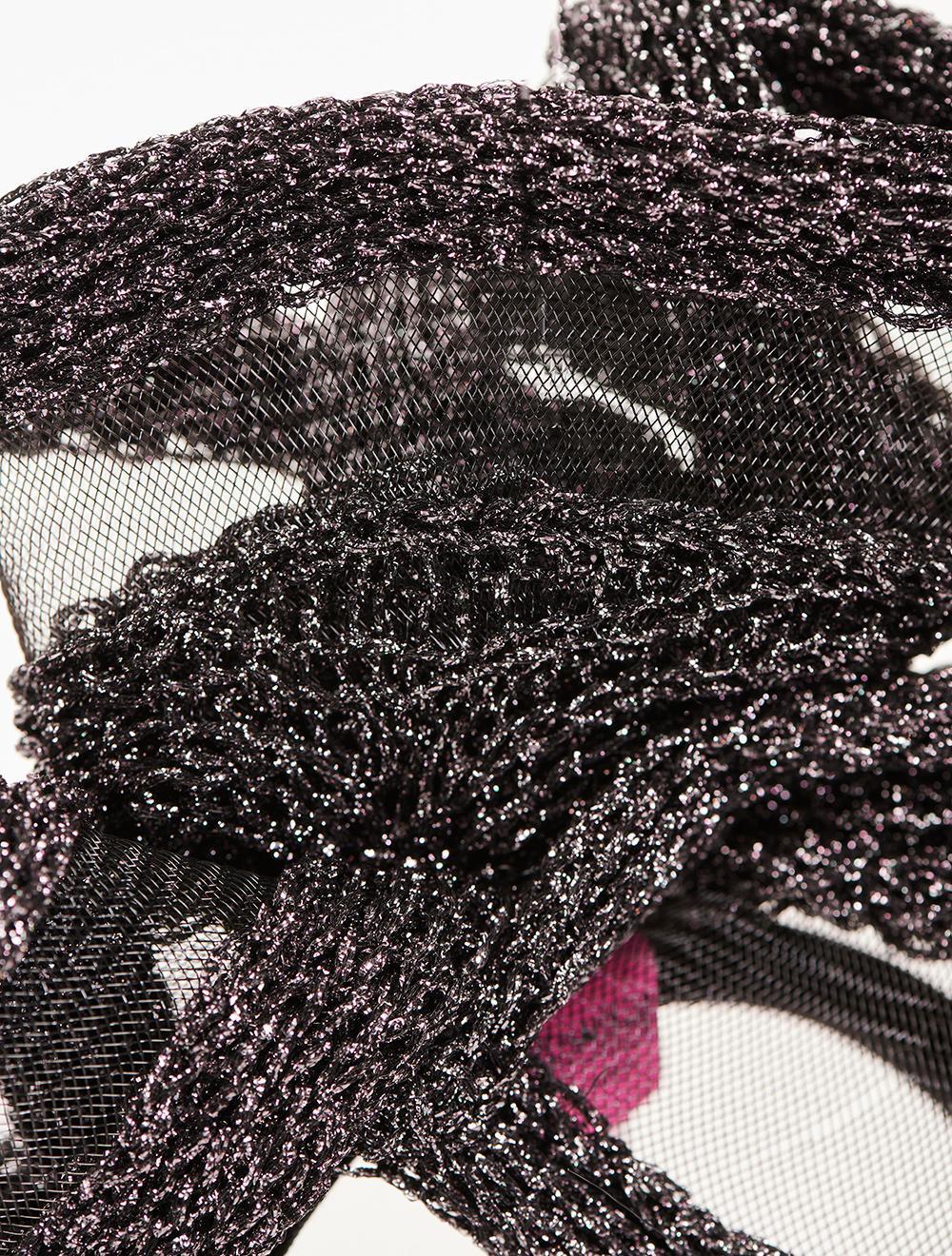 Save The Queen Cerchietto In Velluto Nero