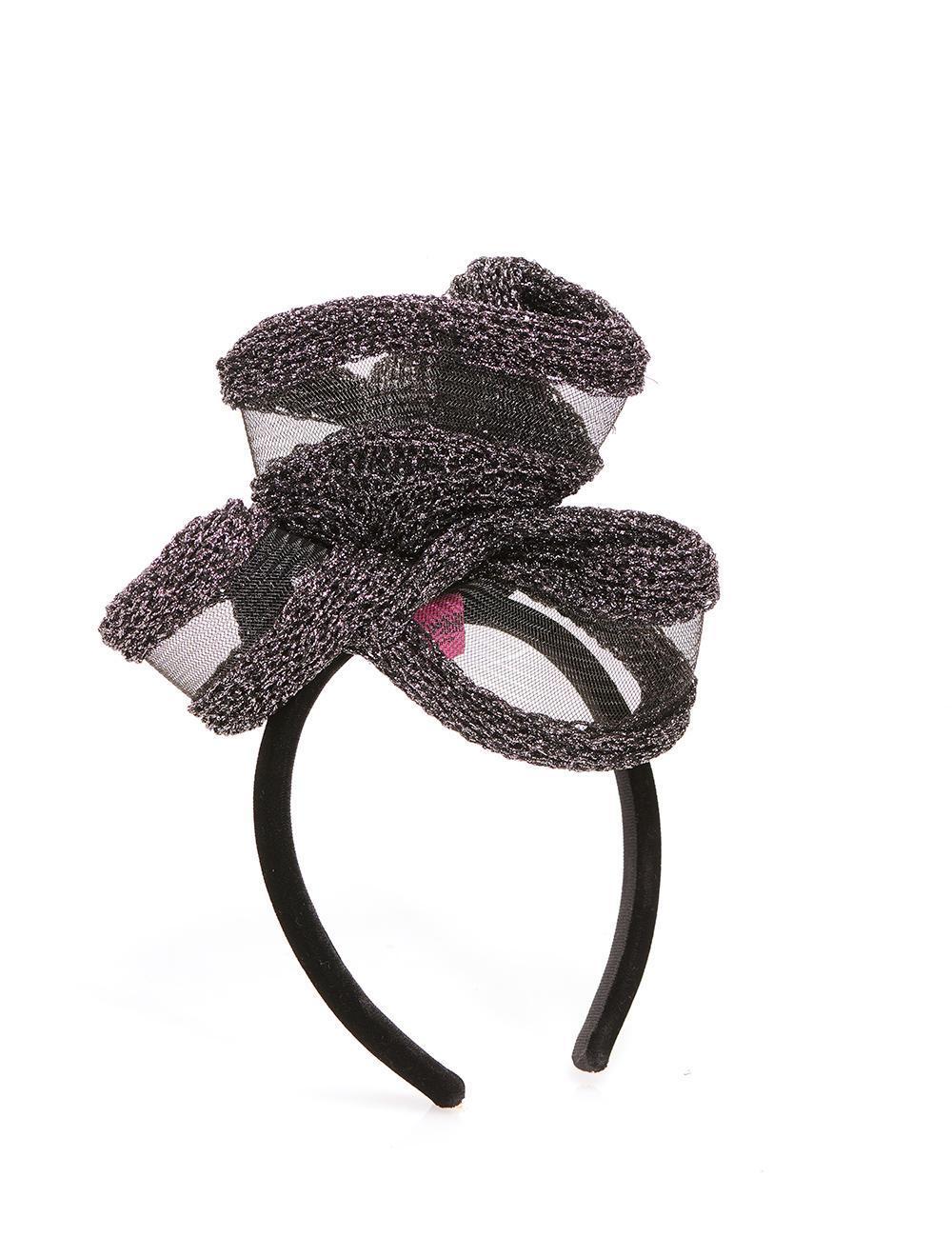 Save The Queen Cerchietto in velluto nero