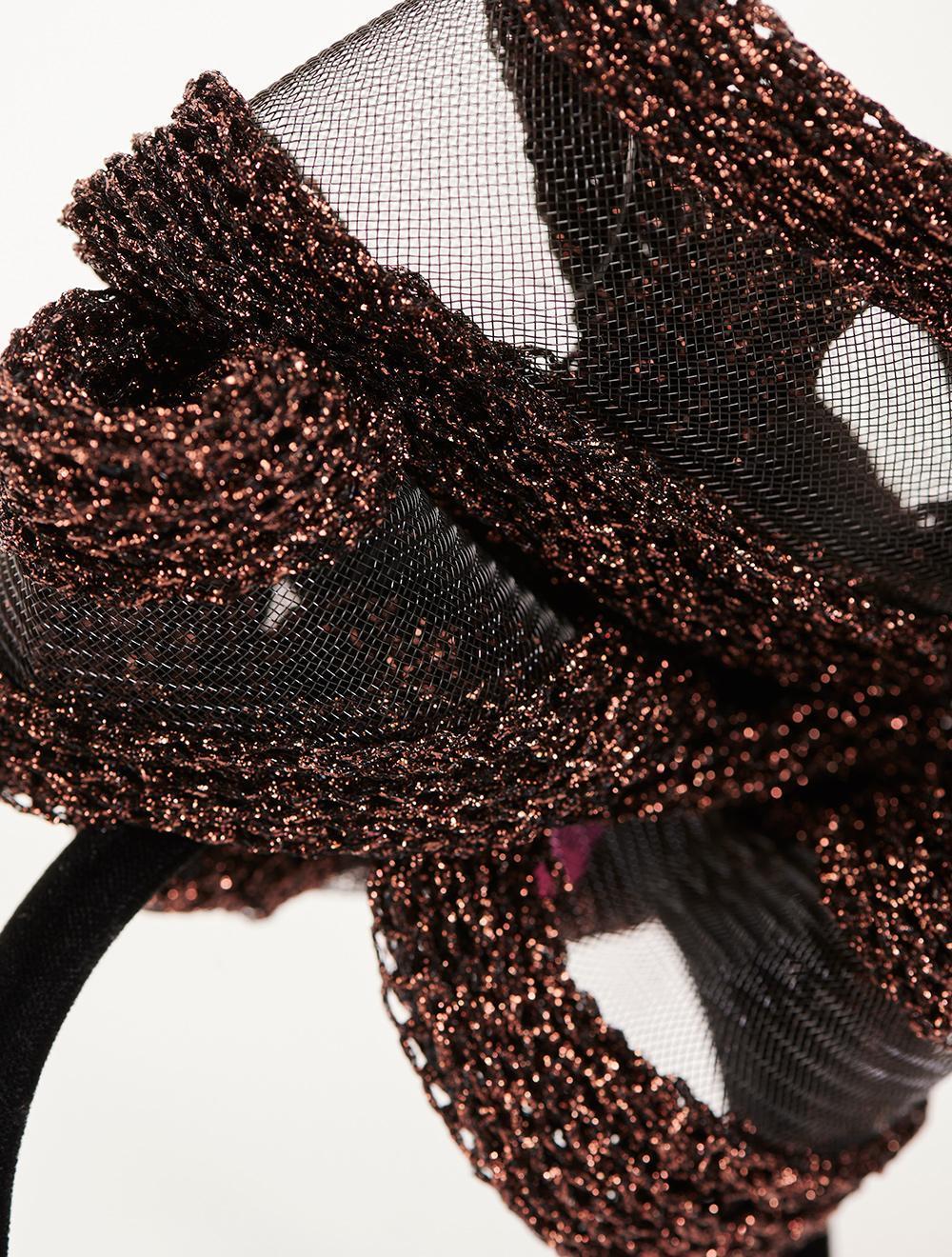 Save The Queen Cerchietto In Velluto Nero