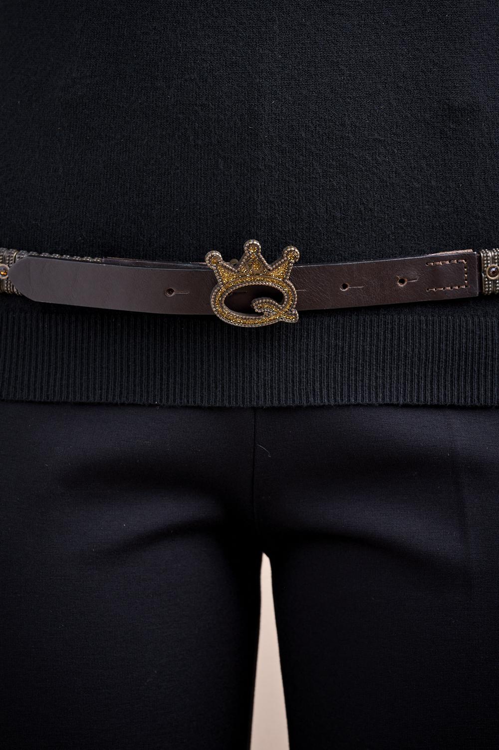 Save The Queen Cintura Bassa In Vera Pelle