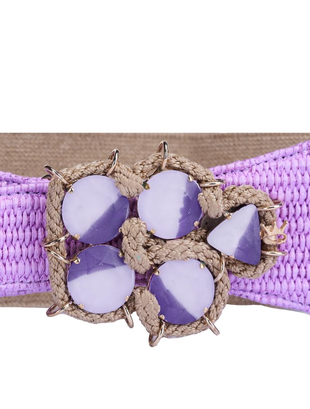 Save The Queen Cintura In Raffia