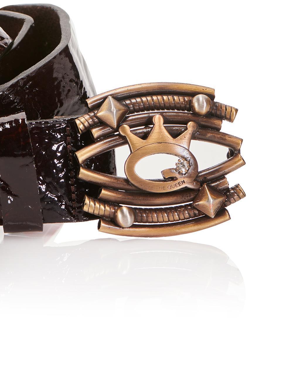 Save The Queen Cintura In Vera Pelle