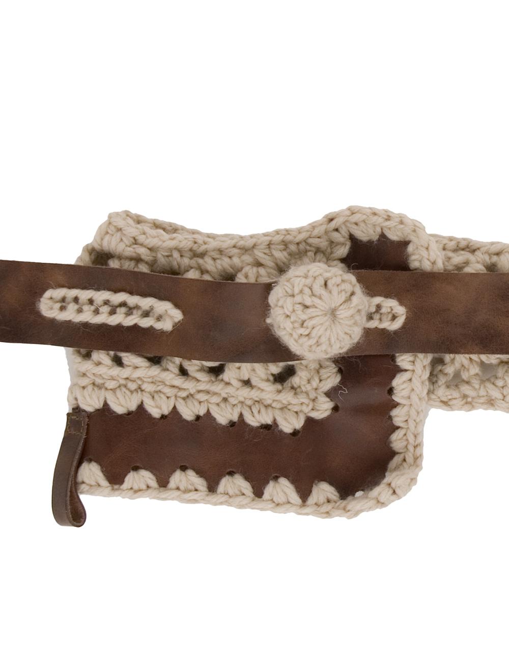 Save The Queen Cinturone In Pelle Marrone E Maglia