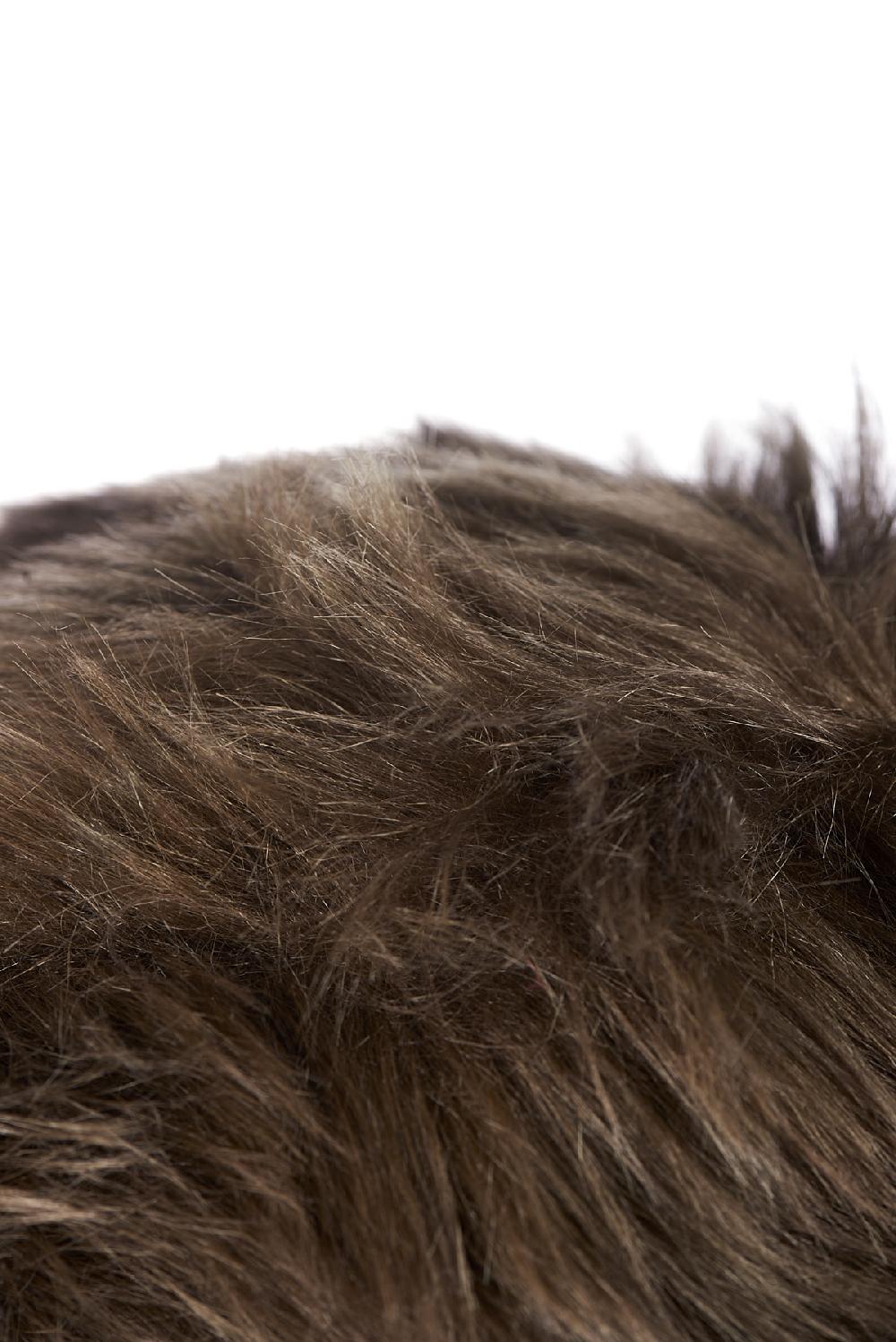 Save The Queen Colbacco In Eco Pelliccia Sfumata