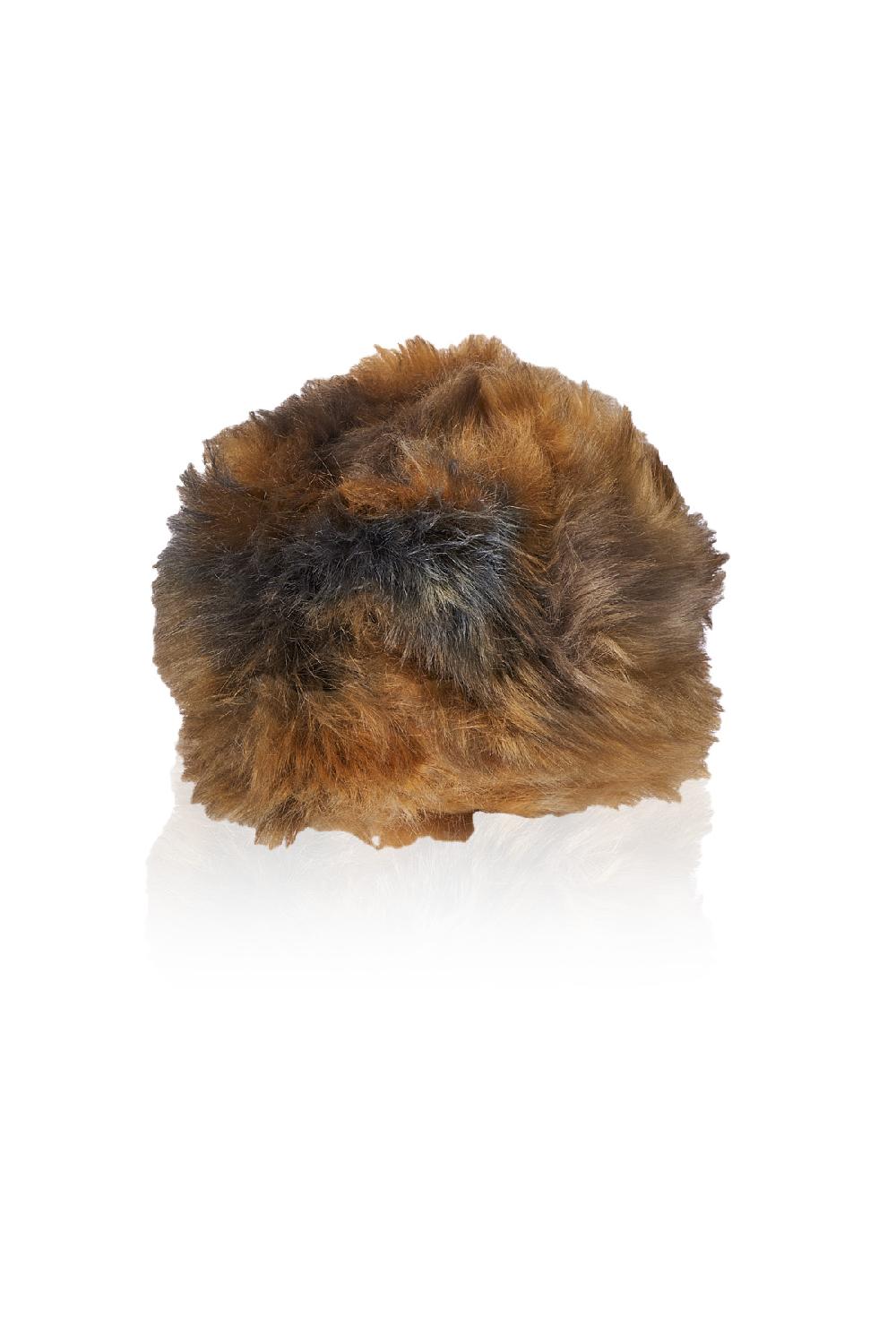 Save The Queen Colbacco in eco pelliccia sfumata