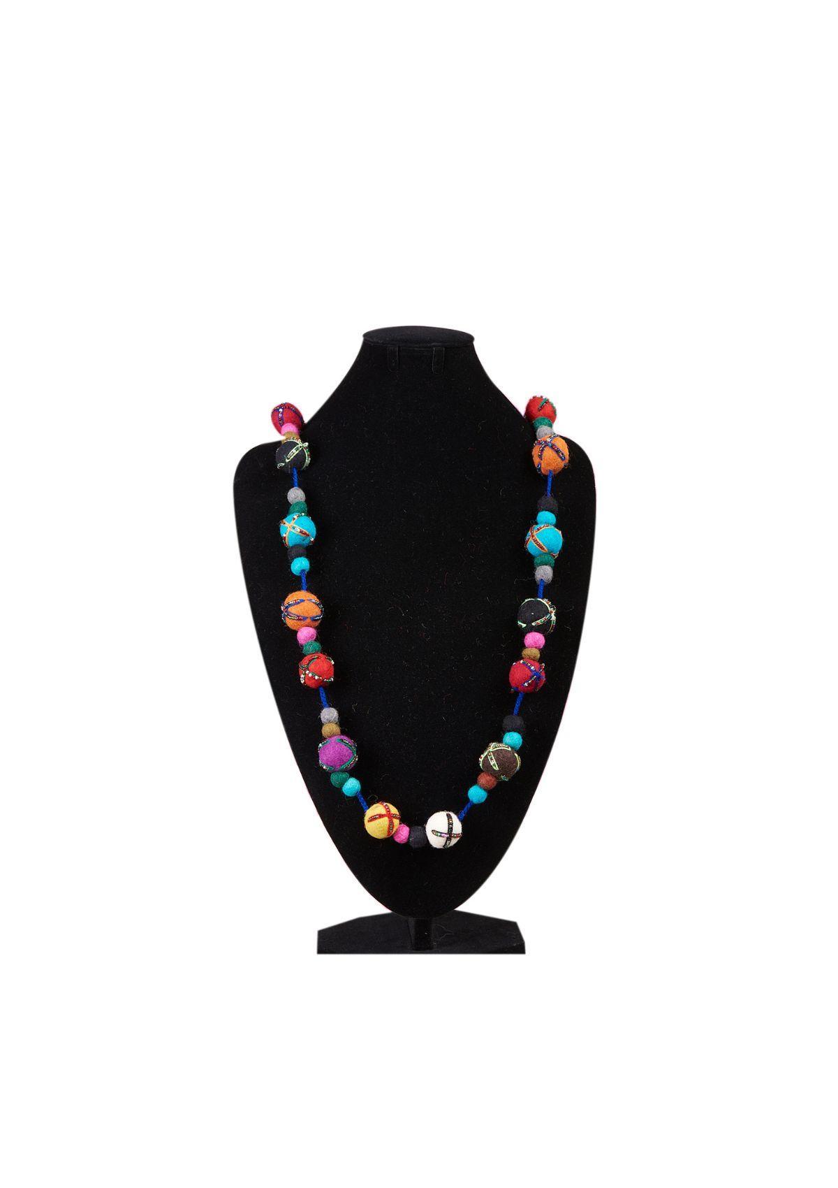 Save The Queen collana in lana