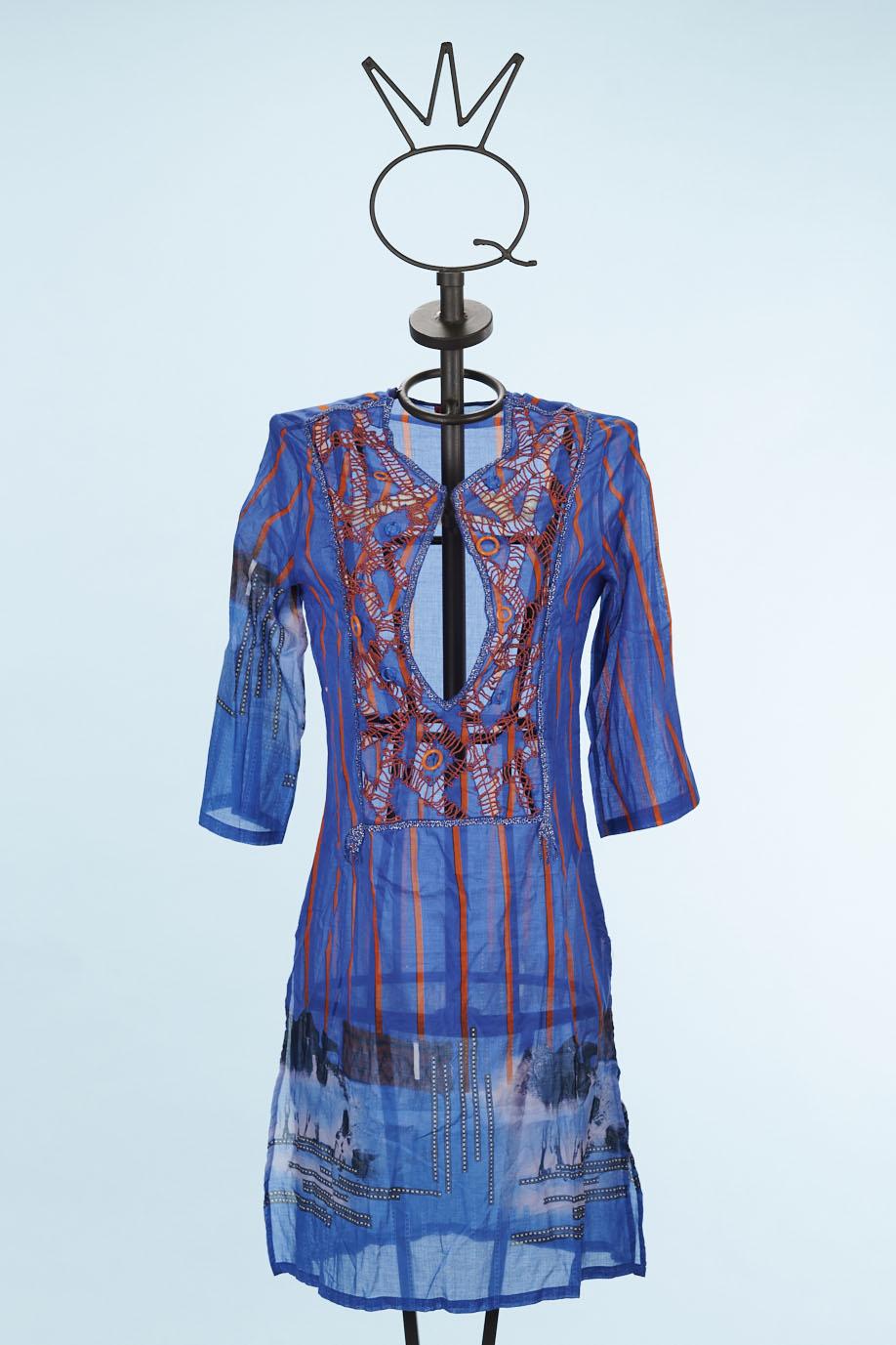 Save The Queen Copricostume lungo in cotone