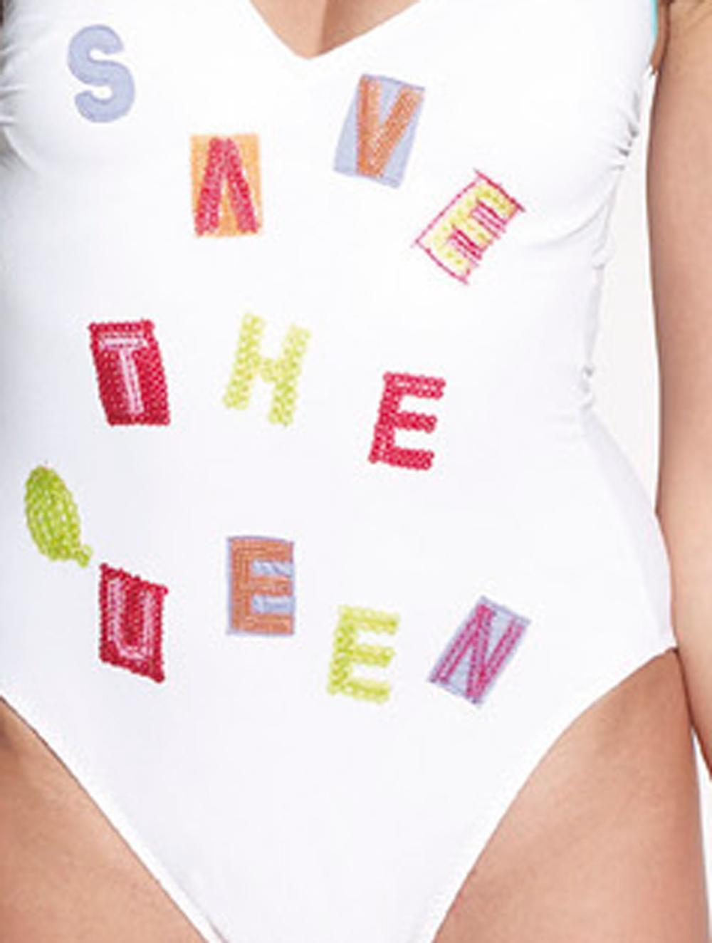Save The Queen Costume Intero Con Ricamo