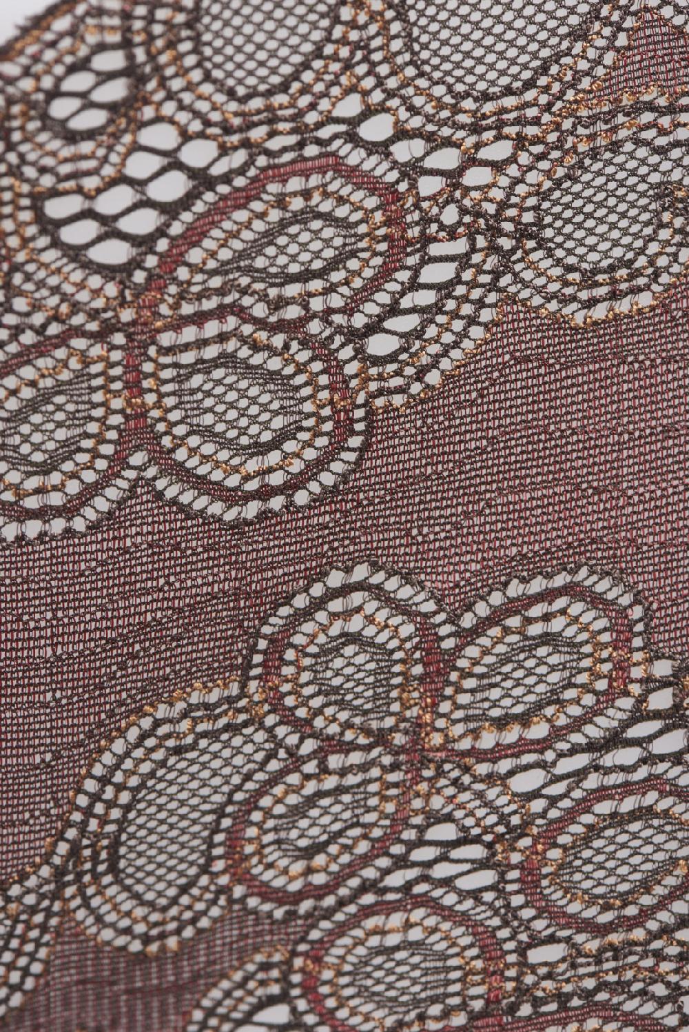 Save The Queen Culotte In Pizzo Marrone Moka